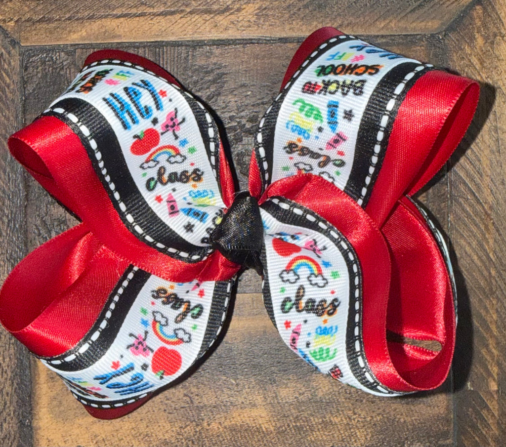 4” Apple Blossom Bow