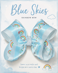 4” Blue Skies Bow
